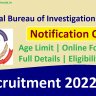 CBI Recruitment 2022 Apply Online Check Eligibility, How to Apply Here