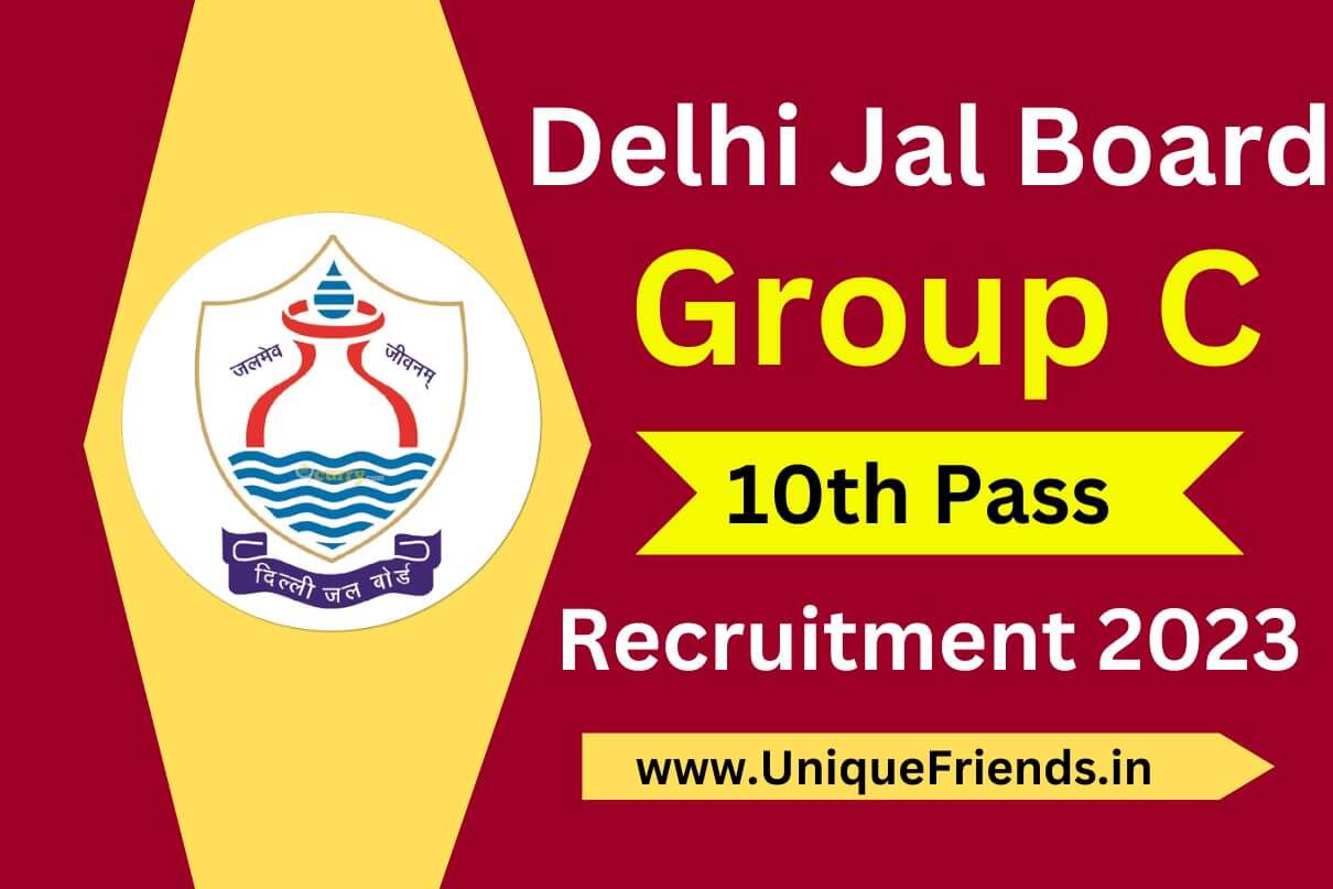 Delhi Jal Board Recruitment 2023 » 60 post Apply Offline Age Limit Notification Exam Patter Syllabus Physical Test दिल्ली जल बोर्ड भर्ती