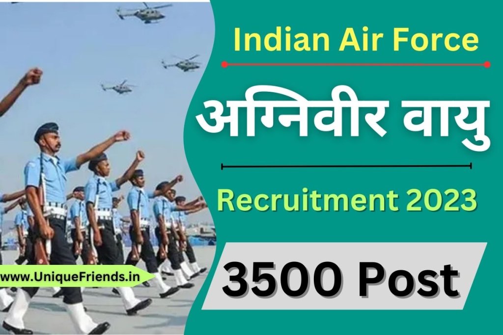 Air Force Agniveer Vayu Recruitment 2023 Apply Online Notification  Big News