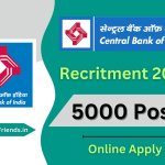 Central Bank of India Recruitment 2023 for 5000 Vacancies Across India Apply Online Big Update