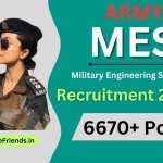 MES Recruitment 2023 For 6670+ Post Check Eligibility Criteria, 10th Pass Required Only!!!
