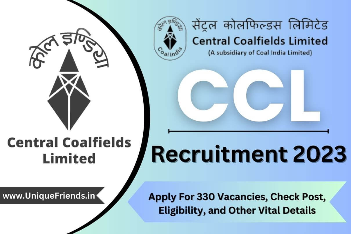 Ccl Recruitment 2023 Apply For 330 Various Post Check Application