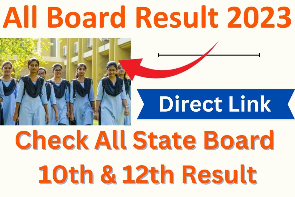 Board Result 2023 Link, Check All State Board 10th & 12th Result Date