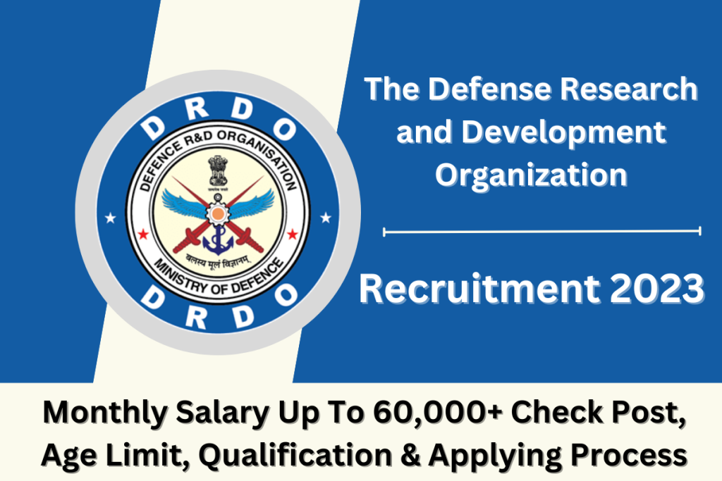 DRDO Recruitment 2023 For Consultant Monthly Salary Up To 60,000+ Check Post, Age Limit, Qualification & Applying Process