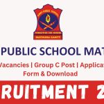 Army Public School Mathura Recruitment 2024 : 105 Vacancies | Group C Post | Application Form & Download