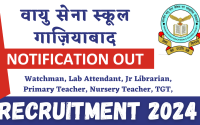 Air Force School Ghaziabad Recruitment 2024 : Check Post | Notification & Download Application