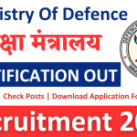 Ministry Of Defence Group C Recruitment 2024 » Check Posts | Download Application Form