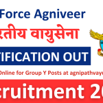 Air Force Agniveer Recruitment 2024: Apply Online for Group Y Posts at agnipathvayu.cdac.in