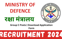 Ministry Of Defence Recruitment 2024 » Group C Posts | Download Application Form