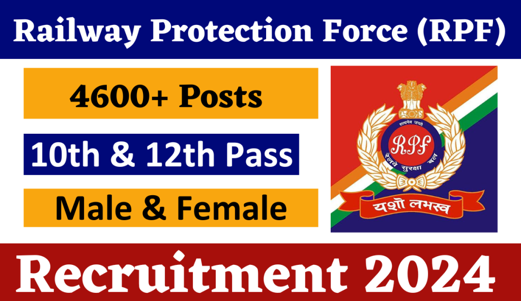 RPF Constable Recruitment 2024 Notification Out for 4600 Posts of Sub-Inspector