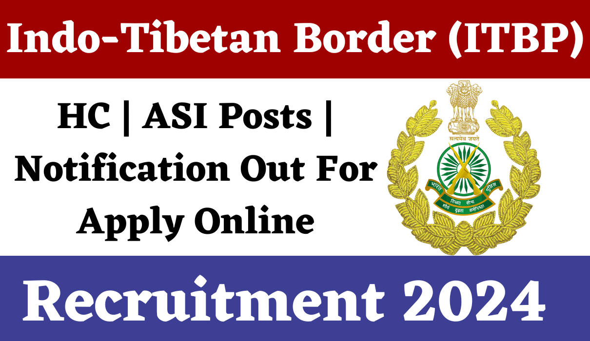 ITBP HC Recruitment 2024 Notification | 219 Posts, Apply Online