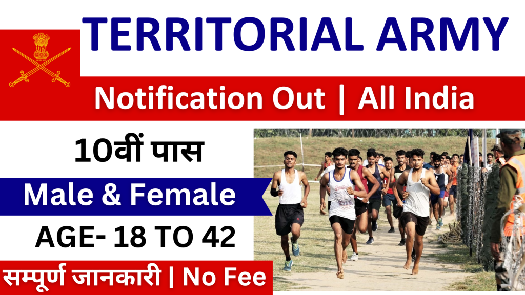 Territorial Army Recruitment 2024: Monthly Salary upto ₹ 177500, Check Post, Eligibility, How to Apply