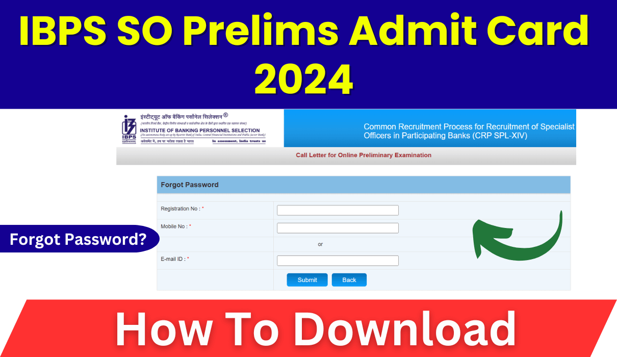 IBPS SO Prelims Admit Card 2024 Link: Download Your Call Letter Now