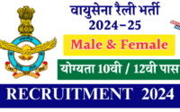 Airforce Station Sirsa Recruitment 2024 Notification | Group C Post | Download Application Form