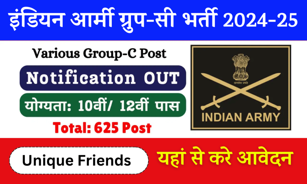 Army DG EME Group C Recruitment 2025 Notification Out- Apply Offline