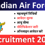 Indian Air Force Recruitment 2024-25 Apply Online for 300+ Posts Notification Out