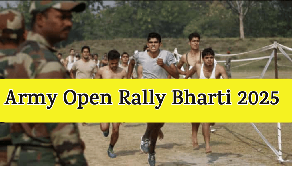 Indian Army Open Rally Bharti 2025 Notification For GD/Technical, SKT & Tradesman