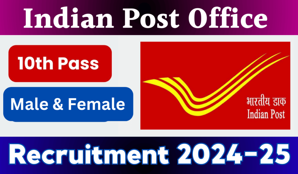 Indian Post Office Recruitment 2024-25 Notification and Application Form