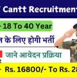 Army Cantt Bathinda Recruitment 2025 Notification : Check Post | Download ECHS Application Form