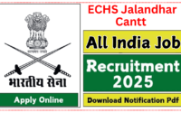 ECHS Jalandhar Cantt Recruitment 2025 » Group C Posts | Notification and Application Form