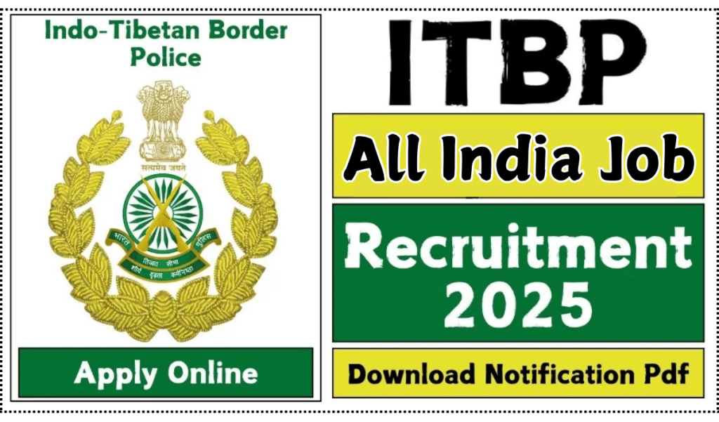 ITBP Telecom Recruitment 2025 » Short Notice Out for 48 Vacancies