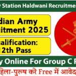 Military Station Haldwani Recruitment 2025 » Group C Posts | Notification and Application Form