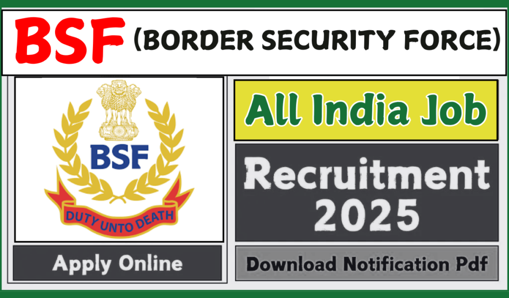 BSF Group C Recruitment 2025: Notification Out For Apply Online