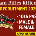 Assam Rifles Rifleman Recruitment 2025 Notification And Application Form