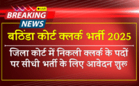 Bathinda Court Clerk Recruitment 2025 » 35+ Post | Notification & Offline Application