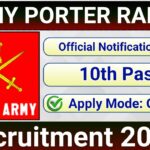 Army Porter Recruitment 2025 » Rally Notification OUT for 600 Post, Apply Online