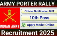 Army Porter Recruitment 2025 » Rally Notification OUT for 600 Post, Apply Online