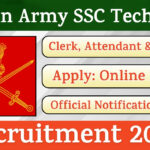 Army SSC Tech 66th Recruitment 2025 » Notification OUT for Apr 2026 Course, Apply Now