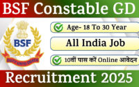 BSF Constable GD Recruitment 2025 » 240+ Post | Notification Out For Apply Online Form