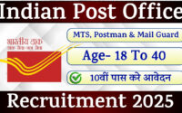 India Post Office MTS Recruitment 2025 Notification | 8500+ Posts, Postman & Mail Guard Apply Online