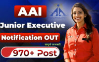 AAI Junior Executive Recruitment 2025 » 970+ Posts | Notification Out For Apply Online Form